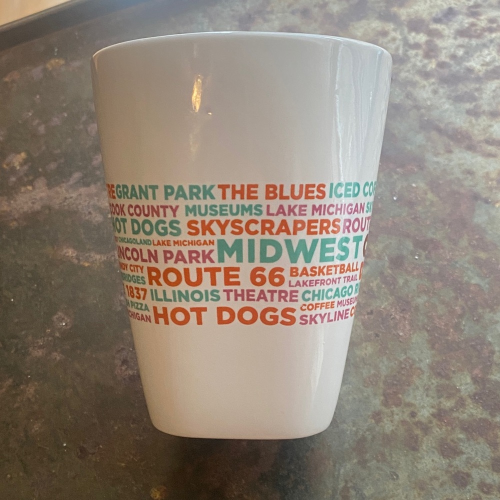 Dunkin’ Donuts 2016 Destinations Series CHICAGO White Coffee Ceramic Mug. - Picture 7 of 10